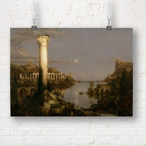 Thomas Cole: The Course of Empire, Desolation. Fine Art Print/Poster.
