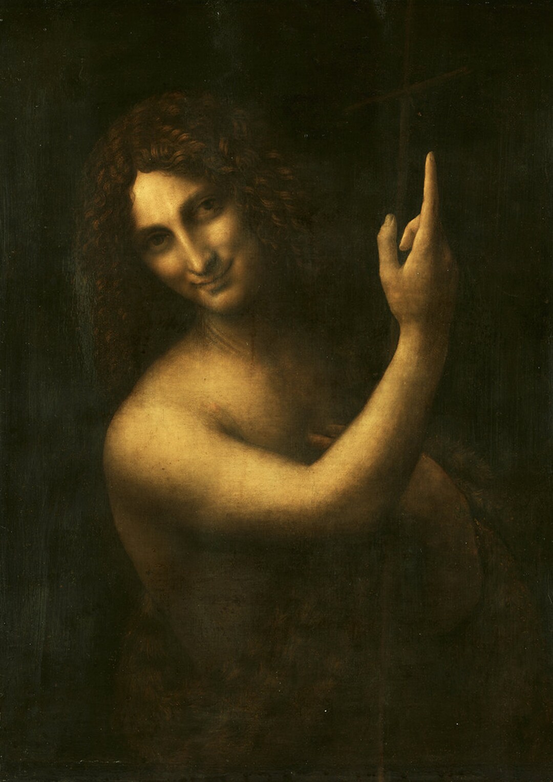 Leonardo Da Vinci: St. John the Baptist. Fine Art - Etsy