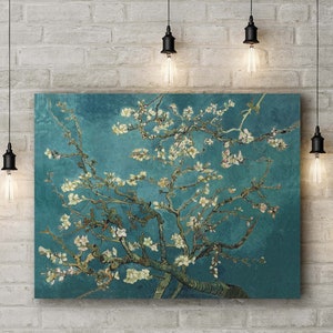 Premium Canvas Art Print of Vincent Van Gogh: The Blossoming Almond Tree