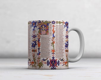 Dante Alighieri Illumination The Divine Comedy. Fine Art Mug/Cup. Ideal Gift Coffee/Tea Mug