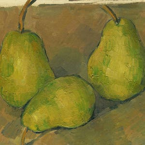 Paul Cezanne: Three Pears. Fine Art Print/Poster. (004225)