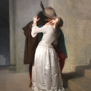 Francesco Hayez: The Kiss. Fine Art Print/Poster. (003420)