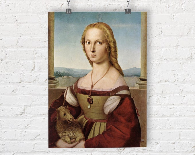 Рафаэль санти картина дама с единорогом