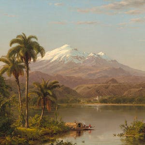 Frederic Edwin Church: Tamaca Palms. Fine Art Print/Poster. (4941)