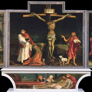 Matthias Grunewald: The Isenheim Altarpiece. Fine Art Print/Poster. (003297)