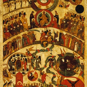 The Last Judgement, Book of Revelation (16th Century). Fine Art Print/Poster