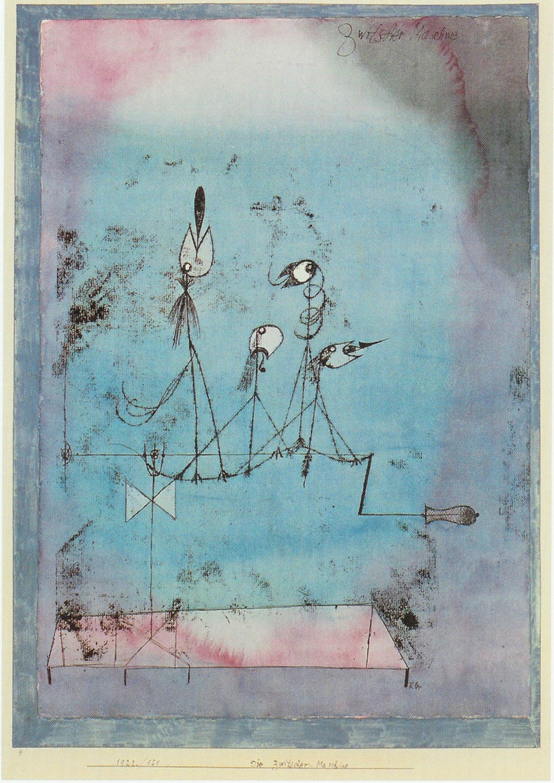 Paul Klee: the Twittering Machine (1064). Fine Art Print/poster - Etsy