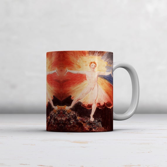 William Blake: Glad Day or the Dance of Albion. Fine Art Mug/cup. Ideal  Gift Coffee/tea Mug 