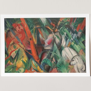 Premium Giclée Print of Franz Marc: In the Rain. Museum Quality Print of Famous Painting