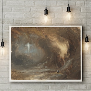 Premium Canvas Art Print of Frederic Edwin Church: Vision of the Cross