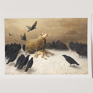 Premium Giclée Print of August Friedrich Schenck: Anguish. Museum Quality Print of Famous Artwork.