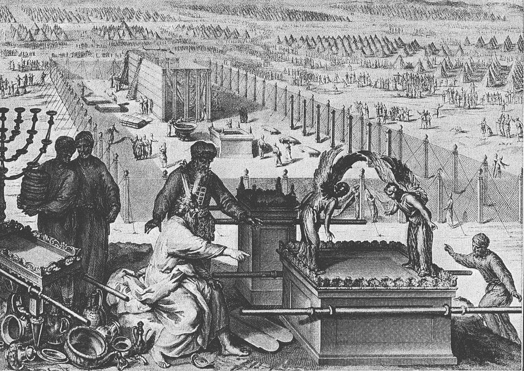 Ark of the Covenant at the Building of the Tabernacle. Fine Art Print ...