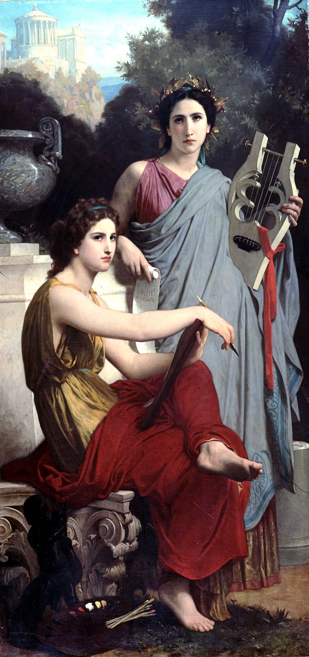 William-adolphe Bouguereau: Art and Literature. Fine Art Print