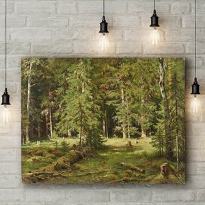 Leinwand Kunstdruck von Ivan Shishkin: Wald. Große Größe (30 x 20 Zoll)