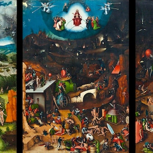 Hieronymus Bosch: The Last Judgement. Fine Art Print/Poster (001443)