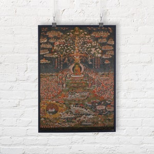 Amitabha, the Buddha of the Western Pure Land by Central Tibet. Fine Art Print/Poster
