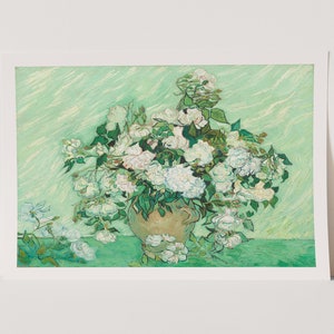 Premium Giclée Print of Vincent Van Gogh: Roses. Museum Quality Print of Famous Artwork.