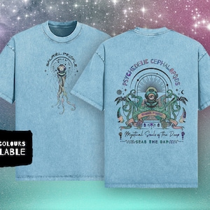 T-shirt unisex oversize "Mystical Souls of the Deep Diver" di Sauriêl People - amanti dell'oceano
