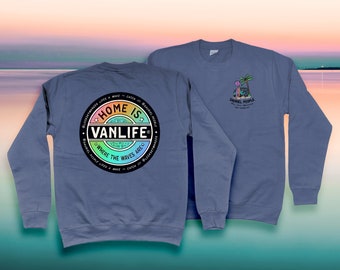 Vanlife Sex Wax Surf Trip Sauriêl People Sweatshirt Road Tippin 247