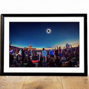 LIMITED EDITION Global Eclipse Gathering 2017 Solar Eclipse Professional Photographic Print by Sauriêl Creative | Oregon USA