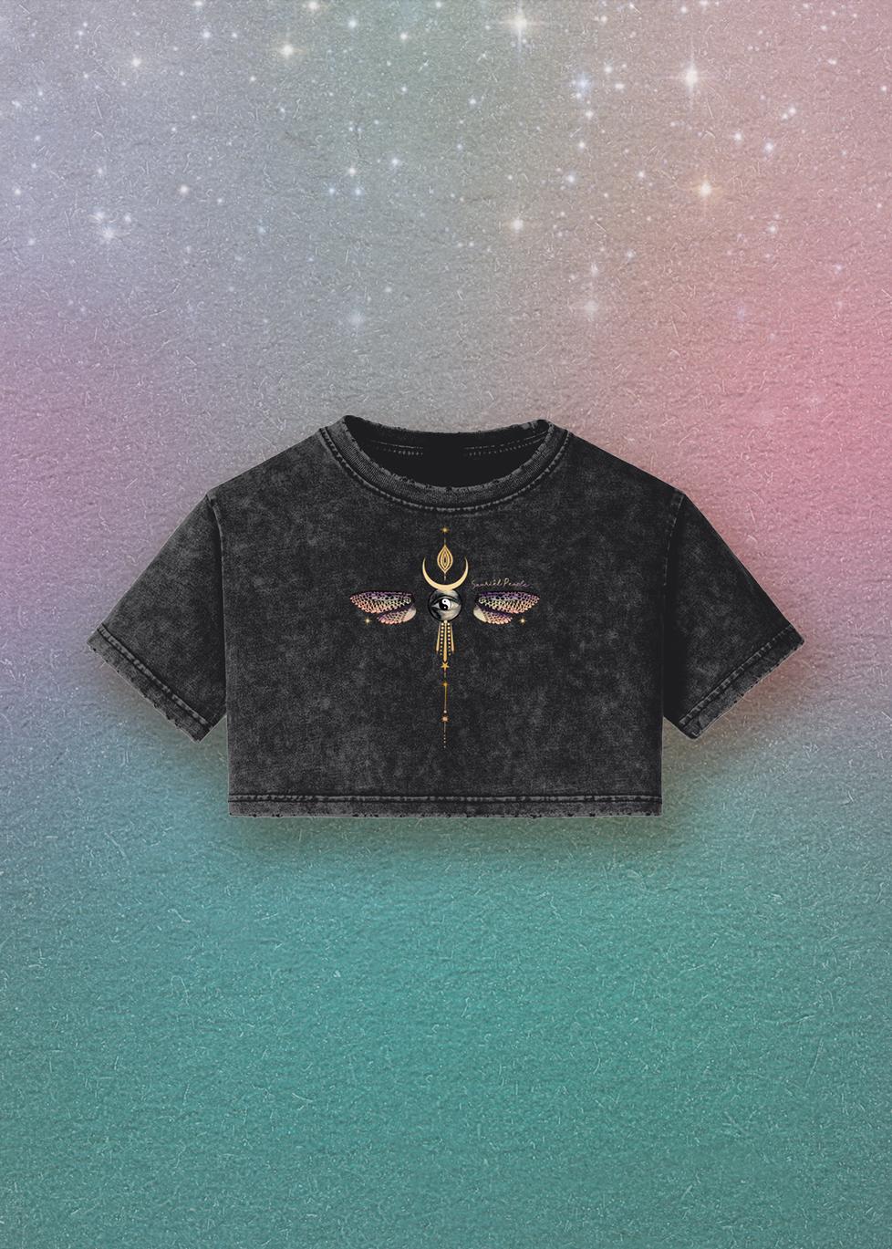 Distressed boxy tee - Etsy België