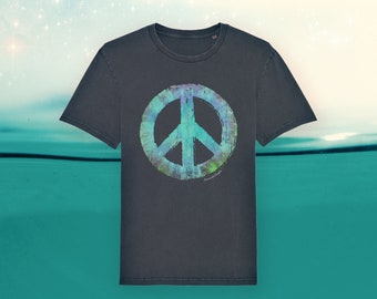 -shirt vintage People Sauriêl de la paix | Tie Dye | Hippie | Bohème