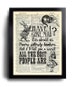 Have I Gone Mad Quotes Alice in Wonderland Art Print Vintage Book Print Alice POSTER Dictionary Page Collage Wall decor  Book Wall Art 348 