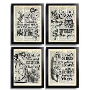 Alice in Wonderland Prints - 11x14 Unframed Wall Art Print Poster - Perfect  Alice in Wonderland Gifts and Decorations (Giant Alice Upsets the Jury)