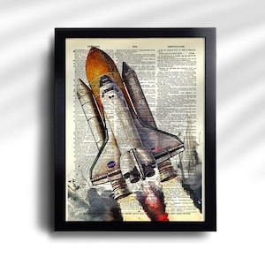 Space Prints set of 6 Outer Space Poster Space Nursery Wall Art Space Educational Poster Rocket Ship Wall Art Space Planet Moon Prints 750 image 4