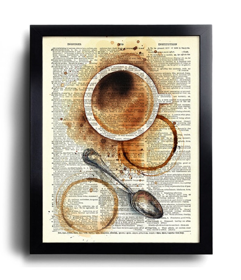 set of 6 kitchen prints coffee print set kitchen art... Coffee Print Set of 6 Coffee Poster Coffee Wall Art Kitchen Decor ...