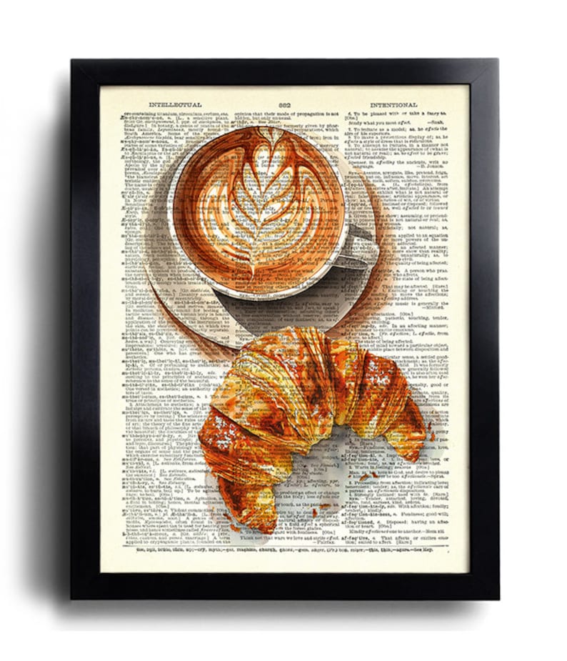 set of 6 kitchen prints coffee print set kitchen art... Coffee Print Set of 6 Coffee Poster Coffee Wall Art Kitchen Decor ...