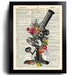 Microscope Art Print Antique Microscope Poster Medical Microscope Art ...