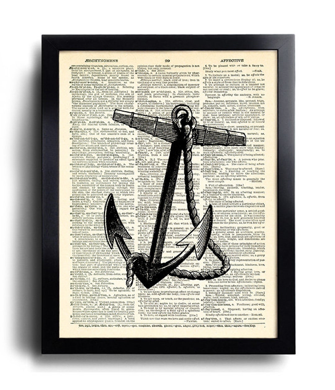 Anchor Aweigh Home Decor, Anchor Aweigh Art Print, Bathroom Wall Decor