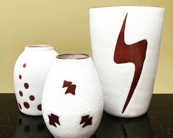 vases vintage de la société de poterie néerlandaise Ravelli