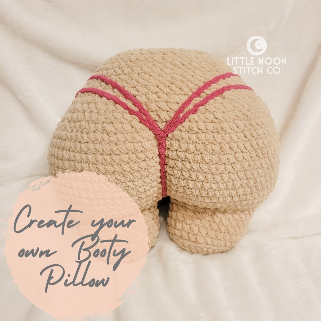 Custom Booty Pillow, ass in red thong, Crochet Booty Pillow, - Inspire  Uplift