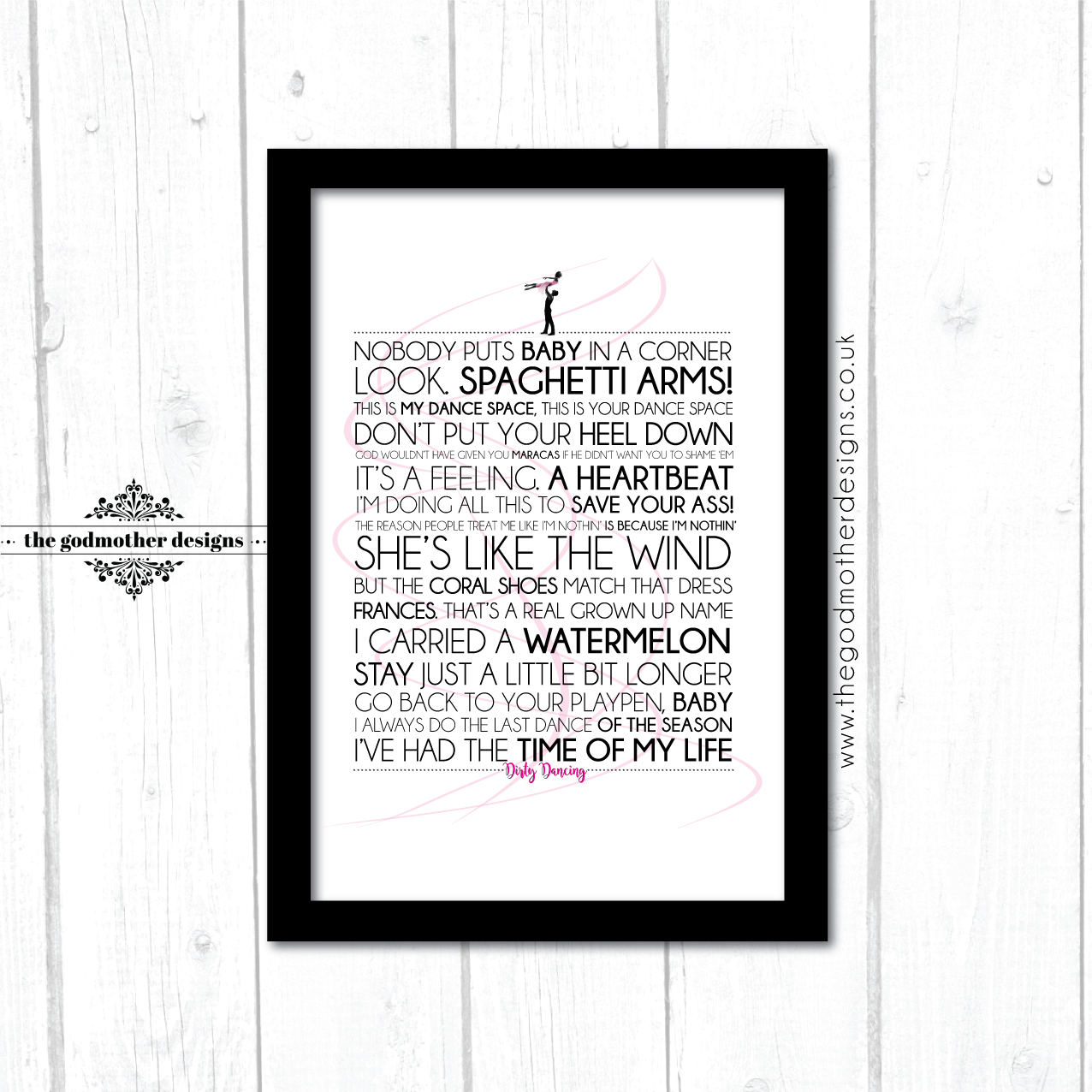 Dirty Dancing Film Zitate & Texte Typografie Art Print | Etsy