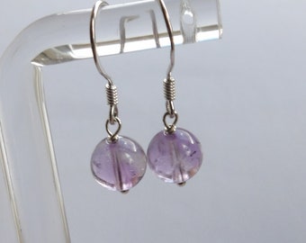 Light amethyst earrings