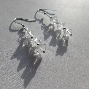 Very &quot;ice&quot; quartz earrings