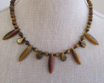 Tigers eye necklace