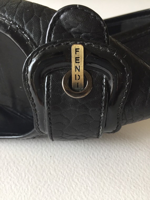 Fendi. Vintage Fendi. Black pumps. Vintage shoes.