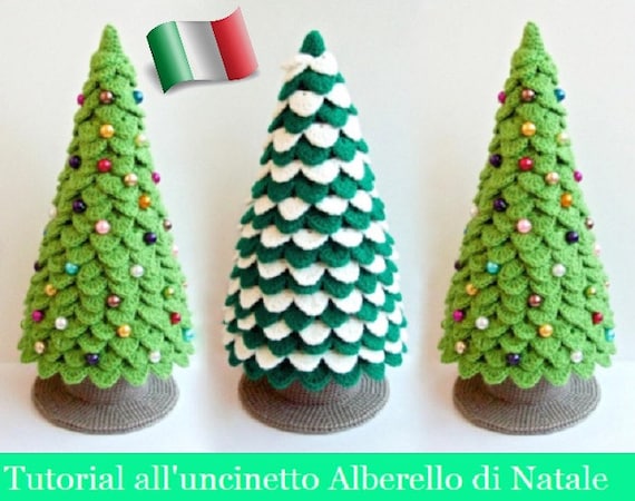 Tutorial Albero Di Natale All Uncinetto.085it Il Tutorial All Uncinetto Alberello Di Natale Etsy