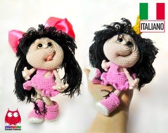 041IT The crochet tutorial The princess. Amigurumi Toy - PDF By Pertseva Etsy