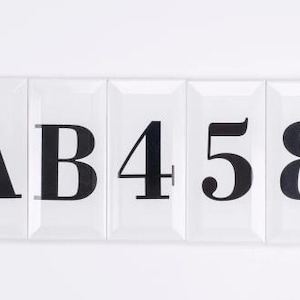 Ceramic House Number! Home Sweet Home 10 cm
