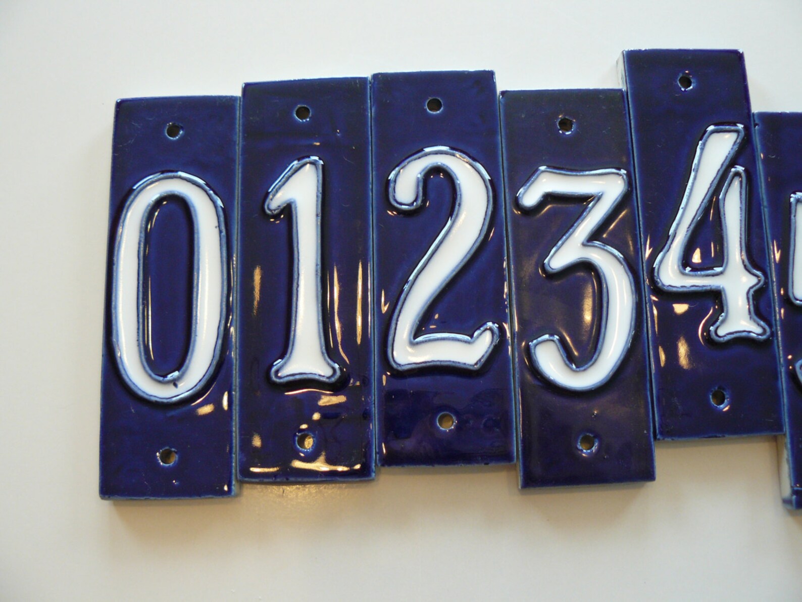 Ceramic House Number. Handmade Etsy