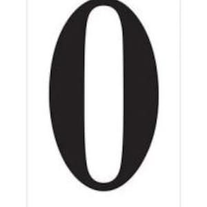 Ceramiczny Numer Domu! Łąka 25 cm