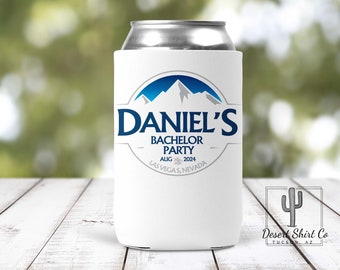 Bachelor Party / Nashville / Can Cooler / Custom Can Cooler / Bachelor Party Favor / Custom Slim Can Cozie / Custom Can Cooler / Party Favor