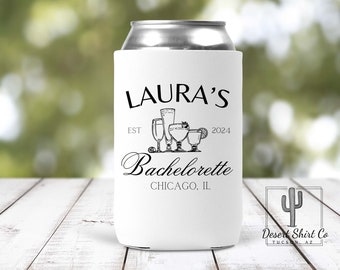 Bachelorette Party / Nashville / Can Cooler / Custom Can Cooler / Bachelor Party Favor / Custom Slim Can / Custom Can Cooler / Party Favor