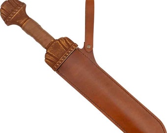 LARP Dagger Leather Sheath - Dagger Holder - #DK1086