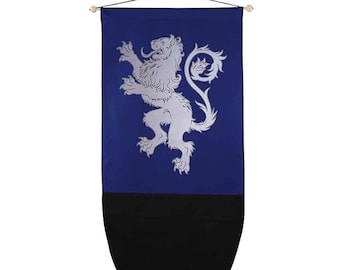 Heraldic Lion Medieval Banner