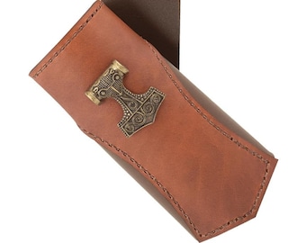 Mjolnir Sword Frog - Leather Sword Holder - #DK1076-6